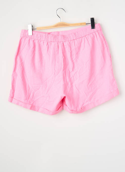 Short coupe droite rose ONLY femme