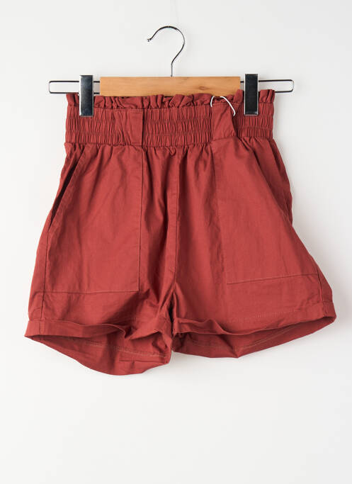 Short finition revers taille normale rouge ONLY femme