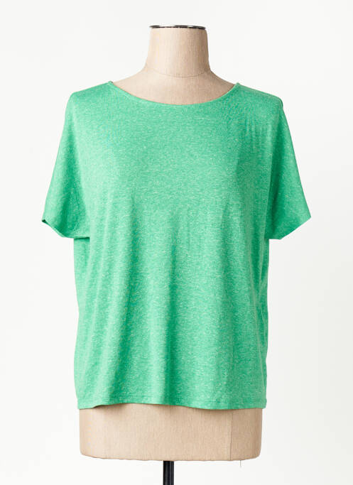 T-shirt coupe droite vert VERO MODA femme
