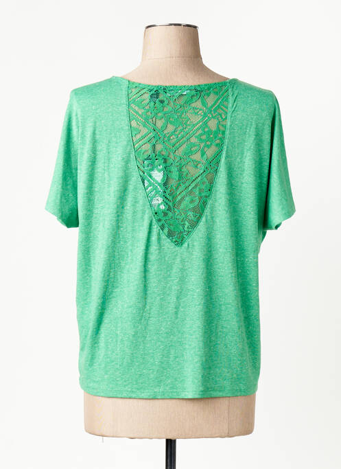 T-shirt coupe droite vert VERO MODA femme