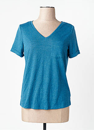 T-shirt bleu STREET ONE femme