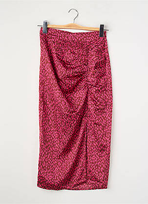Jupe mi-longue rose VILA femme