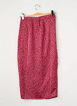 Jupe mi-longue rose VILA femme