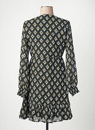 Robe mi-longue manches longues manches longues noir ONLY femme