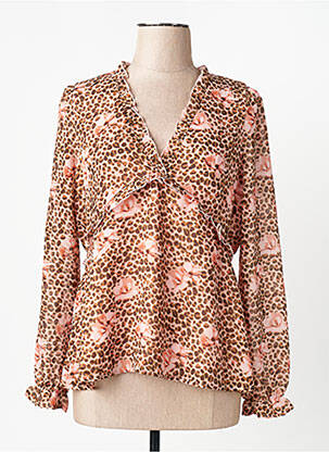 Chemisier manches longues manches longues beige VERO MODA femme