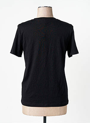 T-shirt col rond manches courtes noir ONLY femme