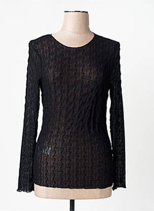Top noir MANGO femme