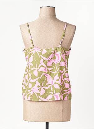 Top col v vert VILA femme