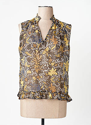 Blouse jaune MORGAN femme