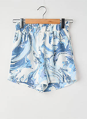 Short coupe droite bleu ONLY femme