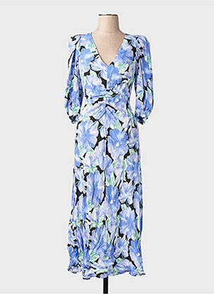 Robe courte violet MANGO femme
