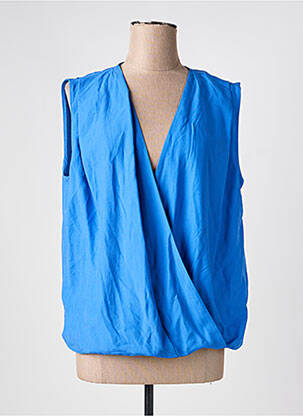 Blouse bleu MANGO femme