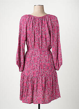 Robe mi-longue rose ONLY femme