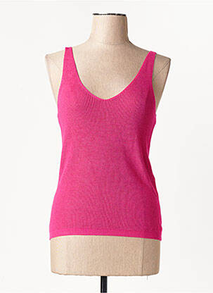 Débardeur coupe droite sans manche rose VERO MODA femme