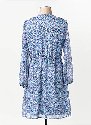 Robe mi-longue bleu ONLY femme