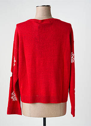Pull col rond rouge VERO MODA femme