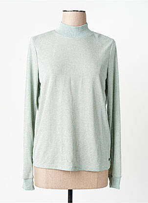Pull col roulé vert GARCIA femme