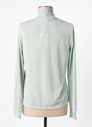 Pull col roulé vert GARCIA femme