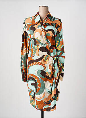 Robe courte vert MANGO femme