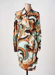 Robe courte vert MANGO femme