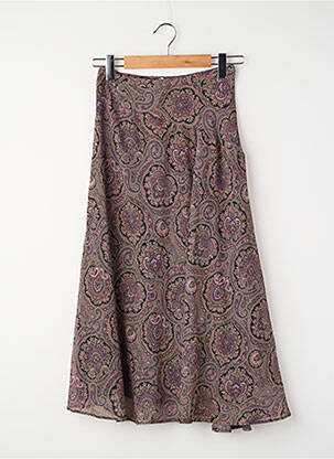 Jupe longue violet MANGO femme