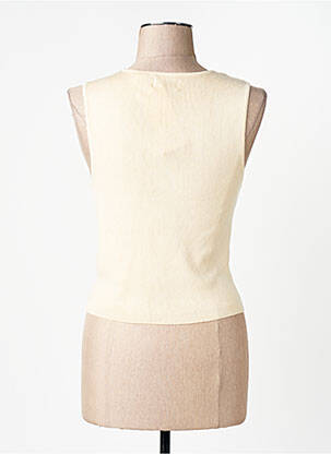 Débardeur col rond sans manche beige ONLY femme