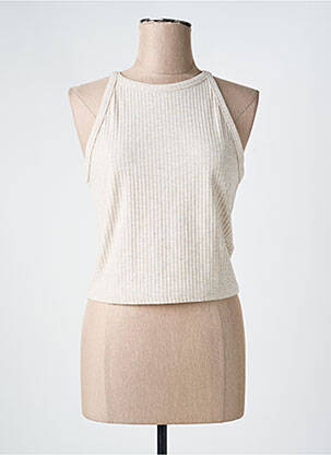 Débardeur beige ONLY femme