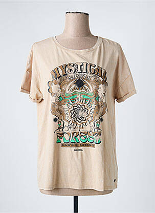 T-shirt beige GARCIA femme