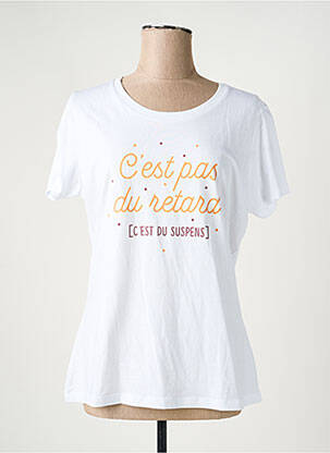T-shirt blanc MONSIEUR TSHIRT femme