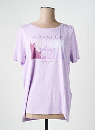 T-shirt violet STREET ONE femme