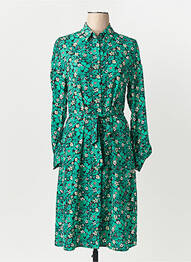Robe longue manches 3/4 vert ONLY femme