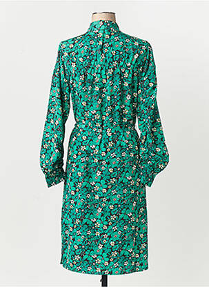 Robe longue manches 3/4 vert ONLY femme