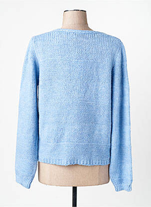 Gilet manches longues bleu MORE & MORE femme