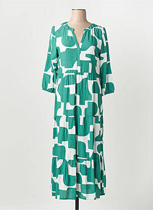 Robe longue vert STREET ONE femme