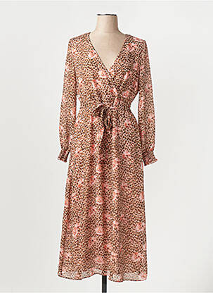 Robe longue beige VERO MODA femme