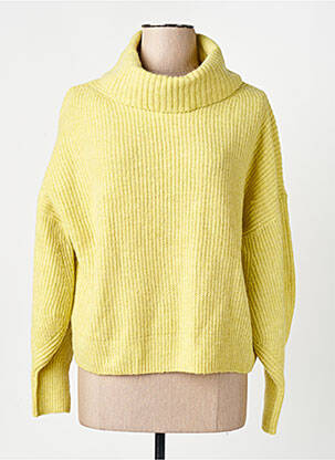 Pull col roulé jaune S.OLIVER femme