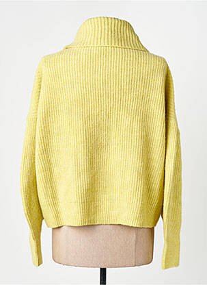 Pull col roulé jaune S.OLIVER femme