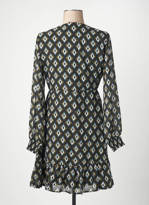 Robe mi-longue manches longues manches longues noir ONLY femme