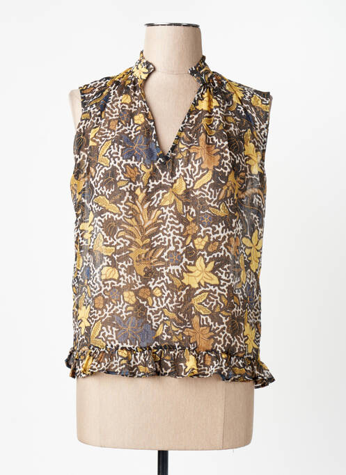 Blouse jaune MORGAN femme