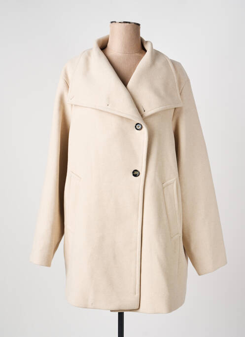 Manteau long beige MANGO femme