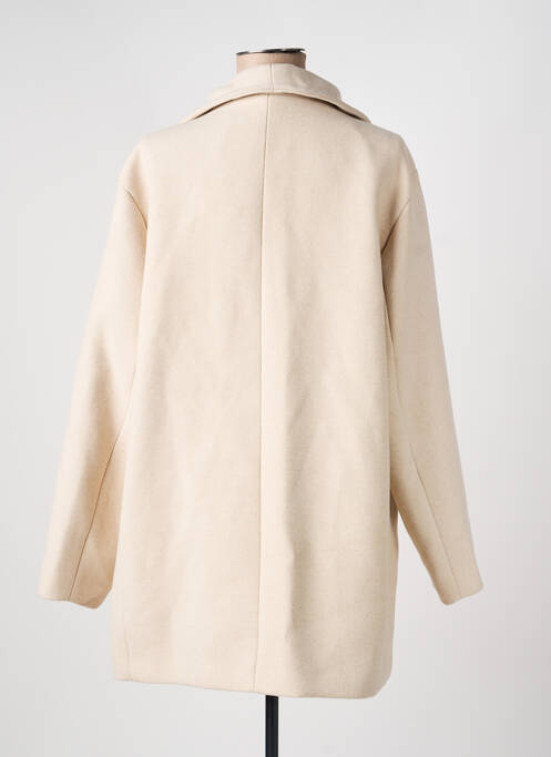 Manteau long beige MANGO femme