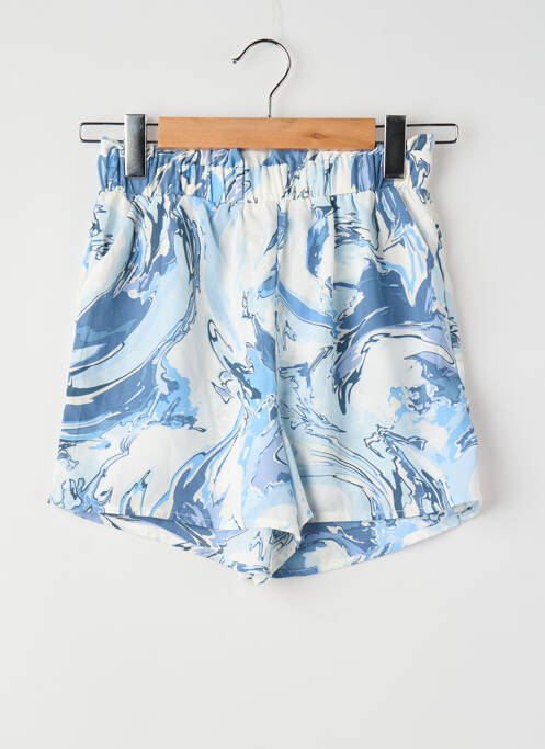 Short coupe droite bleu ONLY femme
