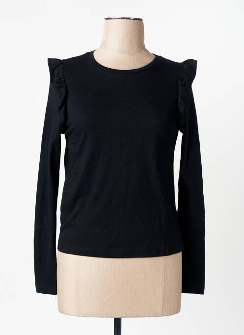 T-shirt noir MANGO femme