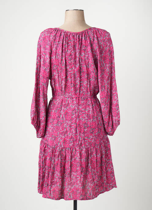 Robe mi-longue rose ONLY femme