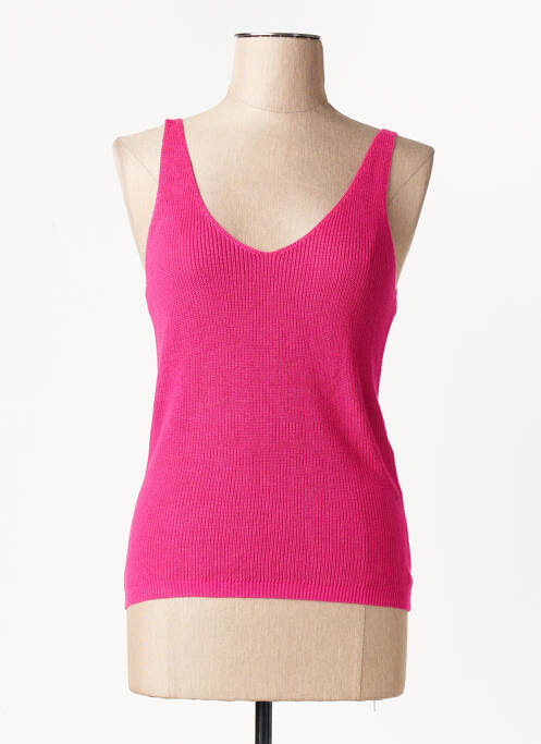 Débardeur coupe droite sans manche rose VERO MODA femme
