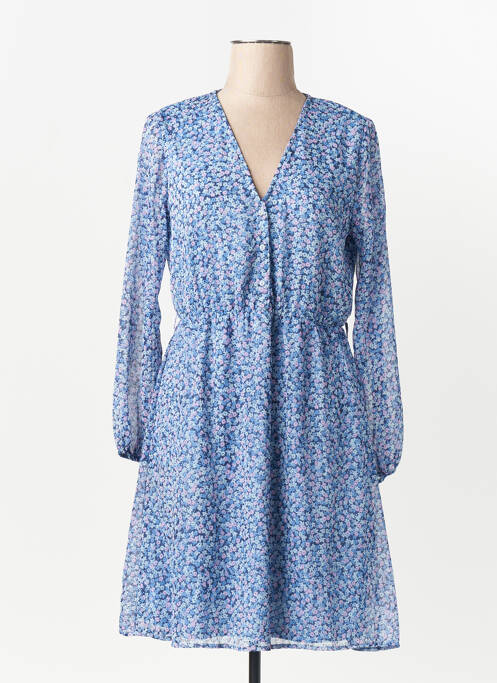 Robe mi-longue bleu ONLY femme
