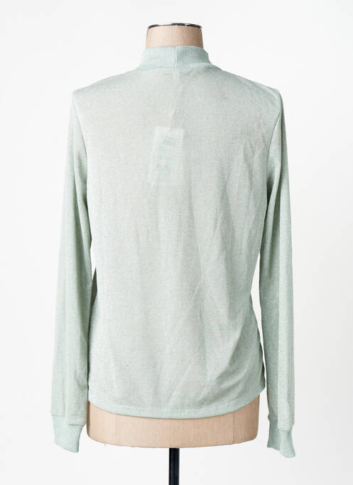 Pull col roulé vert GARCIA femme