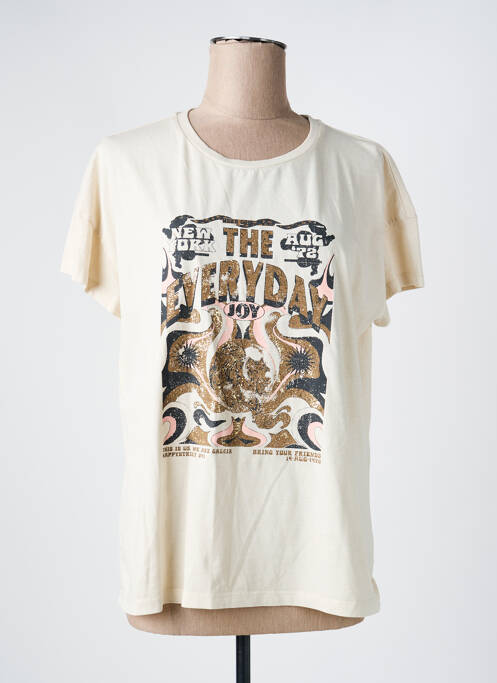 T-shirt beige GARCIA femme