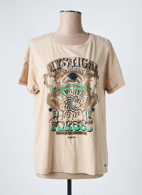 T-shirt beige GARCIA femme