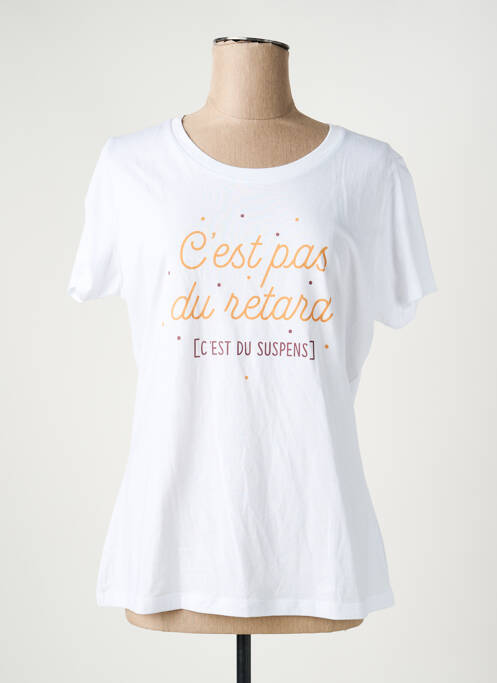 T-shirt blanc MONSIEUR TSHIRT femme